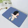 Alfombrilla de Diatomeas Dibujo Animado Xiaoxin para Baño Absorbente Antideslizante Felpudo para WC Secado Rápido Resistente a la Suciedad Alfombrilla de Piso para WC