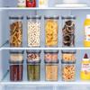 Caja Sellada de Grado Alimenticio para el Hogar Caja de Almacenamiento de Alimentos para Cocina Broches Frasco Sellado Tarro de Plástico para Alimentos Apilable