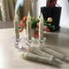 Ventas Directas de Fábrica Candelabro de Cristal de una Sola Cabeza Moda Creativa Suministros de Decoración para Hotel Accesorios para Boda Portavelas En Stock