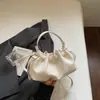 Nova Bolsa de Ombro com Cordão de Pérolas Estilo Coreano 2026 para Mulheres, Bolsa de Ombro de Nicho de Luxo, Bolsa Transversal Moderna e Versátil