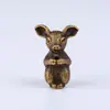 Borde de Buda Inserto de Fragancia Animal del Zodiaco Pequeño de Cobre Creativo para Dormir en Interiores Adornos Portaflores de Fragancia