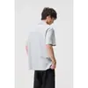 Camiseta de retazos estilo retro japonés Rumeng, imitación de dos piezas, cuello camisero, verano, holgada, casual, moda urbana, polo deportivo