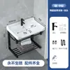 Lavabo Cerámico Sencillo Apartamento Pequeño Mini Pequeño Montado en Pared Lavabo de una Sola Cubeta Tamaño Pequeño Lavabo de Baño