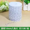 Cortina de Fio com Contas de Novo Estilo para Decoração de Casamento, Fio de Cristal para Decoração de Teto de Local de Casamento, Corrente de Divisória de Cortina de Cristal para Porta e Janela