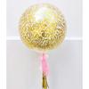 Balão de látex transparente com lantejoulas rosa dourado de 12 polegadas decoração de festa de aniversário decoração de celebração de casamento balão de confete atacado
