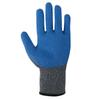 Guantes de Trabajo de Hilo de 10 Hilos Resistentes a las Arrugas, Guantes de Trabajo Recubiertos de Hilo de Algodón Espeso Sumergido Resistentes al Aceite, Antideslizantes