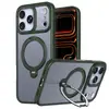 Capa para Celular Apple 18Promax Adequada para Iphone18Pro Capa Pivotante com Suporte Magnético tipo Pele e Rotação de 360 Graus