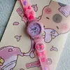 Lindo Reloj Sanrio de Dibujos Animados Reloj Decorativo Infantil Reloj para Niños y Niñas Regalo de Cumpleaños para Niños Pequeños y Niñas