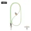 Cordón de Teléfono Móvil de Gama Alta Correa Resistente de 6 mm para Cuello Cruzado Ajustable Exterior Anti-Pérdida Exquisita Cuerda Tejida para Muñeca