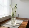Vaso Quadrado de Vidro Borossilicato Alto, Aquário para Plantas Verdes Peixes, Recipiente para Arranjo de Flores, Vaso Paisagístico para Plantas Hidropônicas, Ornamento de Vaso de Flores