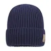 Gorro para Hombre Invierno a Prueba de Frío Tejido con Forro de Felpa Engrosado Cálido Gorro de Lana Gorro de Algodón Ciclismo de Invierno a Prueba de Viento Gorro Frío