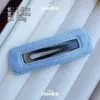 Pinza para el pelo de lunares de piel blanca y negra Estilo coreano Simple Versátil Pasador Pinza lateral Accesorio para el cabello