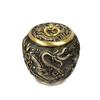 Adornos de dragón y fénix de latón Chengxiang, accesorios para el hogar, regalos decorativos, dios bestia, escritorio de la suerte, exquisitos adornos vintage hechos a mano para sala de estar.