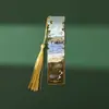 Marcador de Libros Metálico Calado Floral Estilo Chino Clásico Personalización Regalos Pequeños Culturales y Creativos de Alta Gama Estilo Antiguo Regalos Hechos a Medida