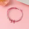 Pulsera Zongzi de Hortensia del Día de Mayo, Nueva Cuerda Roja Tejida a Mano para Niños y Bebés, Pulsera de Cuentas DIY de Alta Calidad