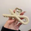Clip de Lazo Maillard Escarchado Primavera/Verano 2024 Nuevo Clip Tiburón para Cabello Parte Trasera de la Cabeza Horquilla con Sentido Avanzado
