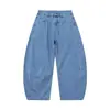 Yidao Vintage 2026 Primavera Novo Jeans Americano Retrô Cimitarra Masculino Lavado Desgastado Solto Calças de Perna Larga