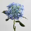 Flor Artificial de Hortensia Película de Impresión 3D Se Siente Hortensia Boda Decoración de Boda Sala de Estar Flor Decorativa Material de Flor Artificial