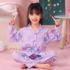 Comercio Exterior 2025 Pijama Nuevo para Niños de Manga Larga de Algodón Nube para Primavera y Otoño de Dibujos Animados para Niños Grandes Conjunto de Ropa para el Hogar de Dibujos Animados