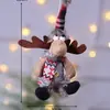 Diseño de Escena Navideña Muñeco de Anciano Decoración Muñeco de Reno Accesorio Árbol Suministros Festivos Accesorios Creativos Colgante Pequeño