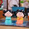 Criativo Estilo Antigo Dama Tang Tang Niu Chega Caixa Cega Decoração de Mesa Imagem de Palácio Boneca Versão Q Menina Presente de Aniversário
