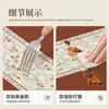 Alfombrilla para encimera de zapatero estilo americano, impermeable y a prueba de aceite, alfombrilla para mesa de mueble de TV sin lavado, tela de cubierta de tacto de lujo ligero de alta gama, tela de cubierta para aparador