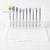 Produtos de Comércio Exterior: Conjunto de Brocas de Liga de Aço de Tungstênio para Nail Art, Escova para Lixadeira, Ferramenta para Remoção de Cutícula e Polimento