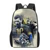 Mochila Messi Mundial de Fútbol Alrededores Mochila Escolar para Estudiantes Gran Capacidad Poliéster Mochila Reductora de Carga Bolsa para Computadora Dibujos Animados