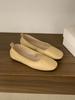 2025 Novos Sapatos Rasteirinhas de Verão para Mulheres, Sapatos Slip-On Preguiçosos com Sola Macia Antiderrapante, Sapatos de Vovó Fada Suave