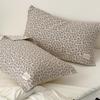Estilo Wabi-Sabi Juego de Dos Toallas de Almohada de Gasa de Algodón Puro Modelo Nuevo 2025 Toalla de Almohada Anti-Aceite para Hombre Cojín de Uso Doméstico