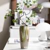 Vaso Cerâmico Luxo Acessível Ornatos Chineses Retrô de Ponta Arranjo de Flores para Sala de Estar Vaso para Flores Secas Vaso de Cerâmica Hidropônica Arranjo de Flores