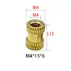 Tuerca de Cobre Termofusible Moleteada M4, Tuerca Moleteada Patrón Piña, Tuerca Moleteada Termofusible, Tuerca Moleteada Estampada, Tapa de Tuerca