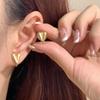 Plato de Incienso para Mosquitos Clip para la Oreja Sin Agujeros en la Oreja Sentido Avanzado Temperamento Simple Aretes de Joker Moda de Lujo Ligero Aretes Indoloros al Mayoreo