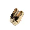 Zapatos planos retro de punta cuadrada estilo coreano para mujer, novedad otoño 2026, versátiles, con cordones, Mary Janes, zapatos casuales