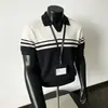 Camisa Polo de Punto para Hombre, Lujo Ligero y Sensación de Alta Gama, Casual de Negocios, Transpirable con Diseño Hueco, Cuello Camisero, Camiseta de Manga Corta para Hombre