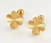 Aretes de Tornillo Giratorio Antiperdida con Cuentas Redondas Esmeriladas Amor para Mujer Aretes de Acero de Titanio Sin Decoloración Temperamento de Alto Sentido Clavo para la Oreja