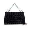 Bolsas de Mujer Transfronterizas con Pedrería, Nuevas Bolsas de Cadena con Pedrería de Moda, Bolsos Cruzados de Hombro Simples y Versátiles al por Mayor