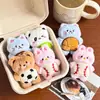 Lindo llavero de animal de peluche, caricatura de baloncesto, fútbol, colgante para bolsa, muñeco de pelota de tenis, pequeño regalo