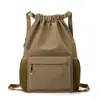 Mochila de entrenamiento de fútbol y baloncesto, personalizable con logo, bolsa con cordón deportiva y de fitness para actividades
