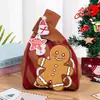 Bolsa de Regalo de Navidad, Bolsa de Regalo, Bolsa Tejida, Simple y Elegante, Bolso de Mano Souvenir, Bolso Tote, Bolsa para Dulces