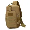 Bolsa Tática Multifuncional para Peito Masculina de Ombro Único Transversal para Exterior Camuflagem para Iscas Grande Capacidade Mochila Multifuncional Masculina