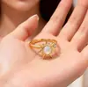 Anillo Giratorio de Plata Tailandesa para Alivio de la Ansiedad, Anillo para el Dedo Índice con Múltiples Círculos y Cuentas de la Suerte, Moda Estilo Coreano, Regalo de Moda para Mejores Amigos
