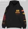 Sudadera con Capucha Estampada Mismo Estilo Badomens Sudadera de Estrella de Rock Europea y Americana Sudadera Sharingan