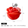 Vela Aromaterapia Flor de Rosa Regalo Navideño Decoración de Ambiente Decoración Aromaterapia Floral Tanabata Boda Ceremonia Acompañante