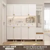 Zapatero de Madera Maciza con Banco Integrado para Uso Doméstico, Gabinete de Almacenamiento de Gran Capacidad para Entrada, Gabinete de Vestíbulo con Compartimentos