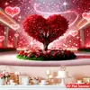 Nuevo Tapiz de Fondo para el Día de San Valentín Tela con Envío Transfronterizo Decoración de Pared de Fondo para Ambiente de Fiesta de Amor Arreglo de Citas
