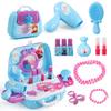 Casa de juego de cocina Frozen Disney, carrito, maleta, tocador de juguete, princesa Elsa, juguete para niña