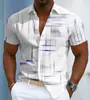 Nuevas camisas casuales de manga corta para hombre, moda transfronteriza europea y americana de Amazon