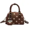 Bolso cruzado para mujer de importación, bolso de hombro cruzado de lunares, bolso de mano súper popular estilo coreano para el trabajo, bolso de mano versátil de nicho para salir