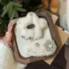 Carta de Invierno ~ Pinza para el Cabello de Estrella Copo de Nieve Relleno de Otoño e Invierno Pinza Lateral para Mujer Pinza Dulce y Linda Coreana Pinza para el Flequillo